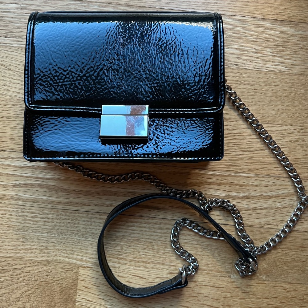 Forever 21 Black Chain Purse